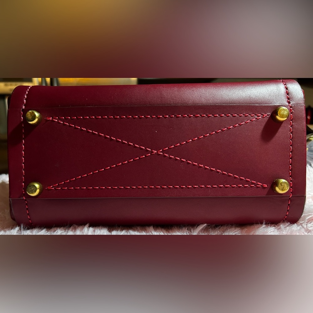 COACH TROUPE TOTE/DEEP RED - Picture 7 of 11